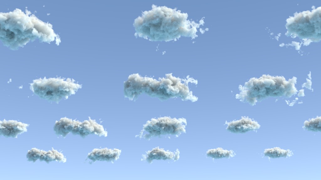Procedural cycles Clouds shader. preview image 2